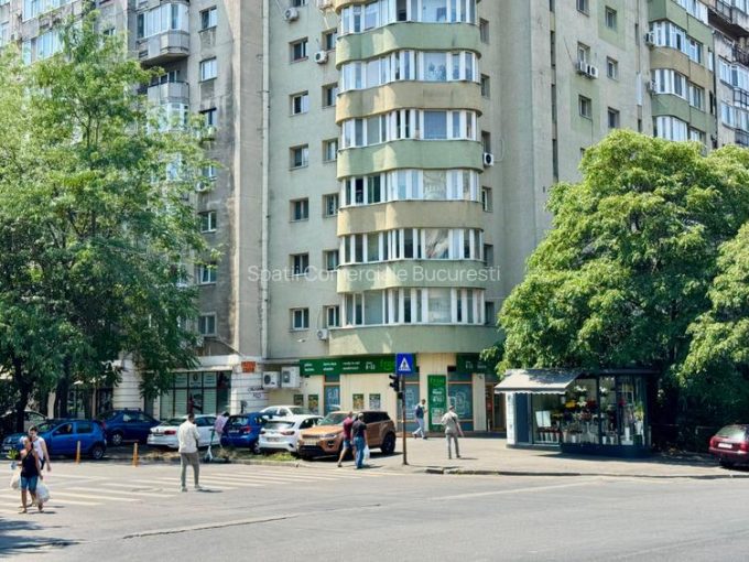 Spatiu comercial de inchiriat Crangasi Piata 100 mp vitrina 9 ml